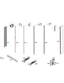 Strips parts for Thermador Bottom-Mount Refrigerator T36IT71NNP/09 from AppliancePartsPros.com