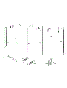 Trim parts for Thermador Bottom-Mount Refrigerator T36IT71NNP/23 from AppliancePartsPros.com