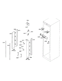 Lighting parts for Thermador Refrigerator T24IR70NSP/08 from AppliancePartsPros.com