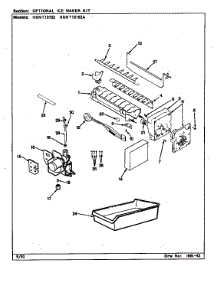 Optional Ice Maker Kit (Hrnt19192 / Cf51a) (Hrnt19192a / Cf52a) parts for Maytag Refrigerator HRNT19192/CF52A from AppliancePartsPros.com