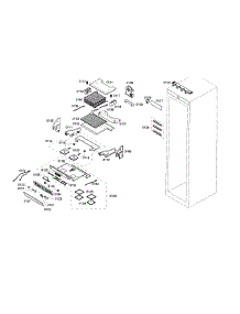 Control Panel parts for Thermador Refrigerator T24IR70NSP/26 from AppliancePartsPros.com