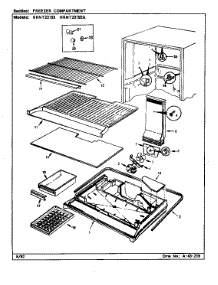 Freezer Compartment parts for Maytag Refrigerator HRNT23192/CF95A from AppliancePartsPros.com