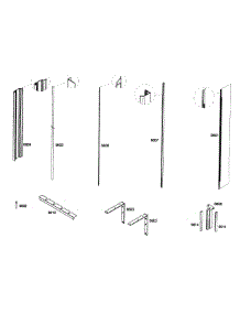 Trim parts for Thermador Refrigerator T24IR70NSP/35 from AppliancePartsPros.com