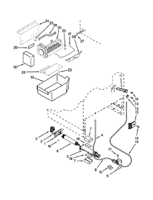 Icemaker Parts parts for Jenn-Air Refrigerator JUD24FCERS00 from AppliancePartsPros.com