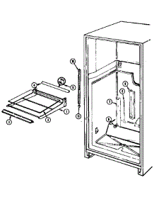 Shelves & Accessories parts for Maytag Refrigerator GT23X93V/DF89A from AppliancePartsPros.com