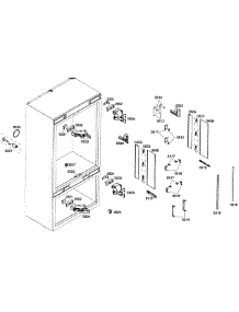 Cabinet 2 parts for Thermador Bottom-Mount Refrigerator T36IT71NNP/01 from AppliancePartsPros.com
