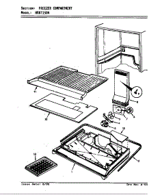 Freezer Compartment parts for Maytag Refrigerator HRNT1504A/AF09A from AppliancePartsPros.com