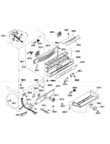 Control Asy parts for Thermador Bottom-Mount Refrigerator KBULT3665E01 from AppliancePartsPros.com