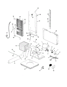 Unit Compartment & System parts for Jenn-Air Side-By-Side Refrigerator JRS203-BQ01C from AppliancePartsPros.com