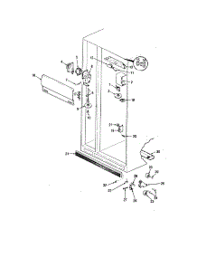Fresh Food Compartment parts for Jenn-Air Side-By-Side Refrigerator JRS203-BQ01C from AppliancePartsPros.com