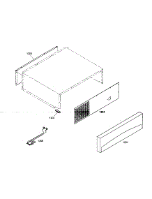 Top Grille parts for Thermador Side-By-Side Refrigerator KBUIT4855E/01 from AppliancePartsPros.com