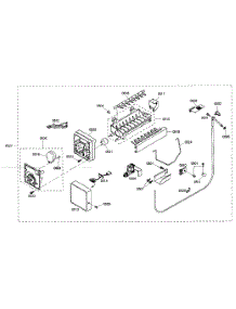 Ice Maker parts for Thermador Side-By-Side Refrigerator KBUIT4855E/01 from AppliancePartsPros.com