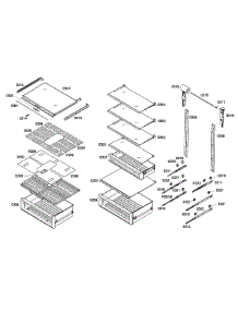 Drawer Assy parts for Thermador Refrigerator T24IR70NSP/33 from AppliancePartsPros.com