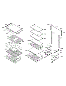 Drawer Assy parts for Thermador Refrigerator T24IR70NSP/42 from AppliancePartsPros.com