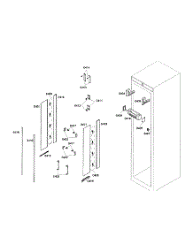 Lighting parts for Thermador Refrigerator T24IR70NSP/42 from AppliancePartsPros.com