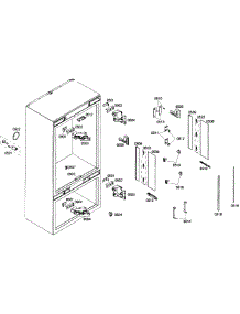 Cabinet 2 parts for Thermador Bottom-Mount Refrigerator T36IT71NNP/02 from AppliancePartsPros.com