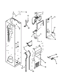 Freezer Liner And Air Flow Parts parts for Jenn-Air Side-By-Side Refrigerator JS42NXFXDE00 from AppliancePartsPros.com