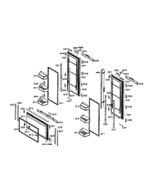 Door Assy parts for Thermador Bottom-Mount Refrigerator T36IT71NNP/99 from AppliancePartsPros.com