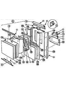 Front Panel parts for Thermador Trash Compactor WCC22 from AppliancePartsPros.com