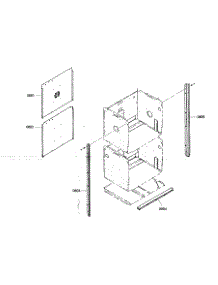 Mounting Base parts for Thermador Wall Oven/Microwave Combo DM302ES01 from AppliancePartsPros.com