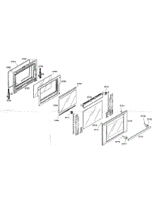 Door Assy 2 parts for Thermador Wall Oven/Microwave Combo DM302ES01 from AppliancePartsPros.com