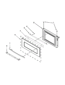 Microwave Door Parts parts for Jenn-Air Wall Oven/Microwave Combo JMW2430DS00 from AppliancePartsPros.com