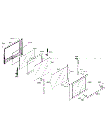 Oven Door parts for Thermador Wall Oven/Microwave Combo MEM301ES01 from AppliancePartsPros.com