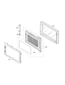 Microwave Door parts for Thermador Wall Oven/Microwave Combo MEM301ES01 from AppliancePartsPros.com