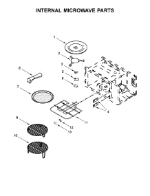 Internal Microwave Parts parts for Jenn-Air Wall Oven/Microwave Combo JMW2430DS02 from AppliancePartsPros.com