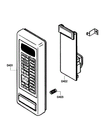 Microwave 3 parts for Thermador Wall Oven/Microwave Combo MEMCW301EP-03 from AppliancePartsPros.com