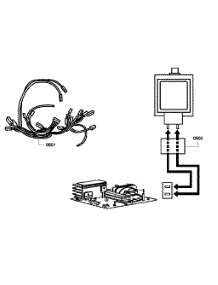 Harnesses parts for Thermador Wall Oven/Microwave Combo MEMCW301EP-03 from AppliancePartsPros.com