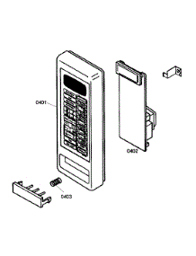 Microwave Panel parts for Thermador Wall Oven/Microwave Combo MEMC301ES01 from AppliancePartsPros.com