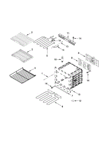 Internal Oven Parts parts for Jenn-Air Wall Oven/Microwave Combo JMW2430WW03 from AppliancePartsPros.com