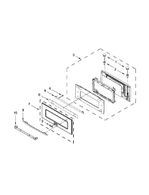Microwave Door Parts parts for Jenn-Air Wall Oven/Microwave Combo JMW2430WW03 from AppliancePartsPros.com