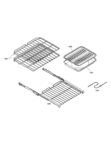 Shelfs parts for Thermador Wall Oven/Microwave Combo MEMW271ES01 from AppliancePartsPros.com
