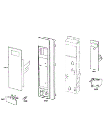 Keypad parts for Thermador Wall Oven/Microwave Combo MEMW271ES01 from AppliancePartsPros.com