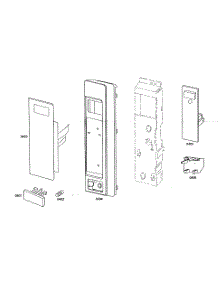 Key Pad parts for Thermador Wall Oven/Microwave Combo MEMW301ES01 from AppliancePartsPros.com