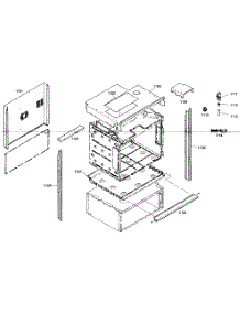 Mounting Assy parts for Thermador Wall Oven/Microwave Combo MEMW301ES01 from AppliancePartsPros.com
