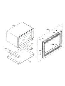 Microwave Cabinet Parts 1 parts for Thermador Wall Oven/Microwave Combo MEMW301ES01 from AppliancePartsPros.com