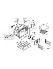 Oven Cabinet parts for Thermador Wall Oven/Microwave Combo MEMW301ES01 from AppliancePartsPros.com