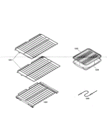 Racks parts for Thermador Wall Oven/Microwave Combo MEMW301ES01 from AppliancePartsPros.com