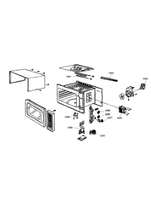 Microwave Cabinet Parts 2 parts for Thermador Wall Oven/Microwave Combo POMW30101 from AppliancePartsPros.com