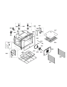 Oven Cabinet Parts 1 parts for Thermador Wall Oven/Microwave Combo POMW30101 from AppliancePartsPros.com