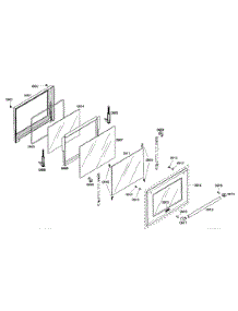 Oven Door Assy parts for Thermador Wall Oven/Microwave Combo POMW30101 from AppliancePartsPros.com