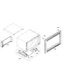Microwave Cabinet Parts 1 parts for Thermador Wall Oven/Microwave Combo POMW30101 from AppliancePartsPros.com