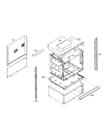 Mounting Assy parts for Thermador Wall Oven/Microwave Combo POMW30101 from AppliancePartsPros.com