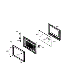 Microwave Door Assy parts for Thermador Wall Oven/Microwave Combo POMW30101 from AppliancePartsPros.com