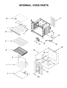 Internal Oven Parts parts for Jenn-Air Wall Oven/Microwave Combo JMW3430DS03 from AppliancePartsPros.com