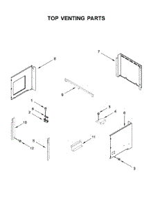 Top Venting Parts parts for Jenn-Air Wall Oven/Microwave Combo JMW3430DS03 from AppliancePartsPros.com