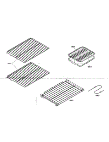 Racks parts for Thermador Wall Oven/Microwave Combo DM301ES01 from AppliancePartsPros.com